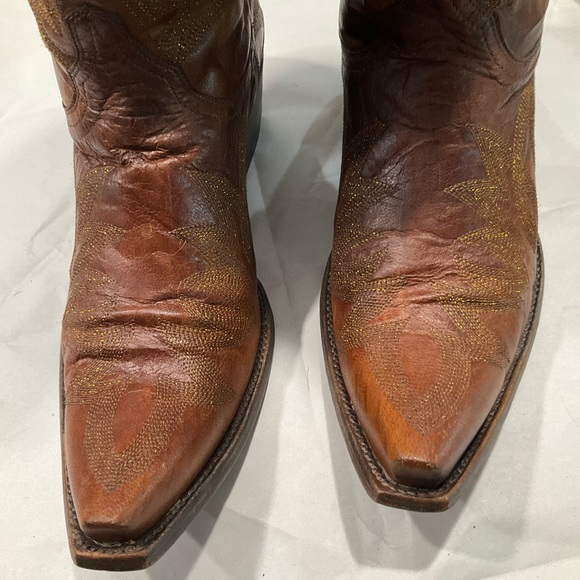 Old Gringo Gold Shimmer Boots Size 9 - Picture 6 of 14
